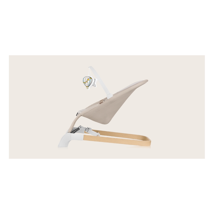 Lionelo - Barngungstol LILAC beige