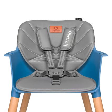 Lionelo - Barnmatstol 2-i-1 KOEN Blue Sky