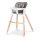 Lionelo - Barnmatstol 2-i-1 KOEN Grey Stone