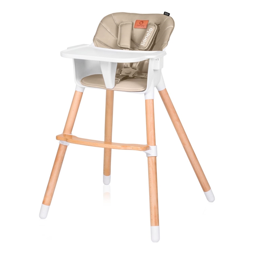 Lionelo - Barnmatstol 2-i-1 KOEN Sandbeige