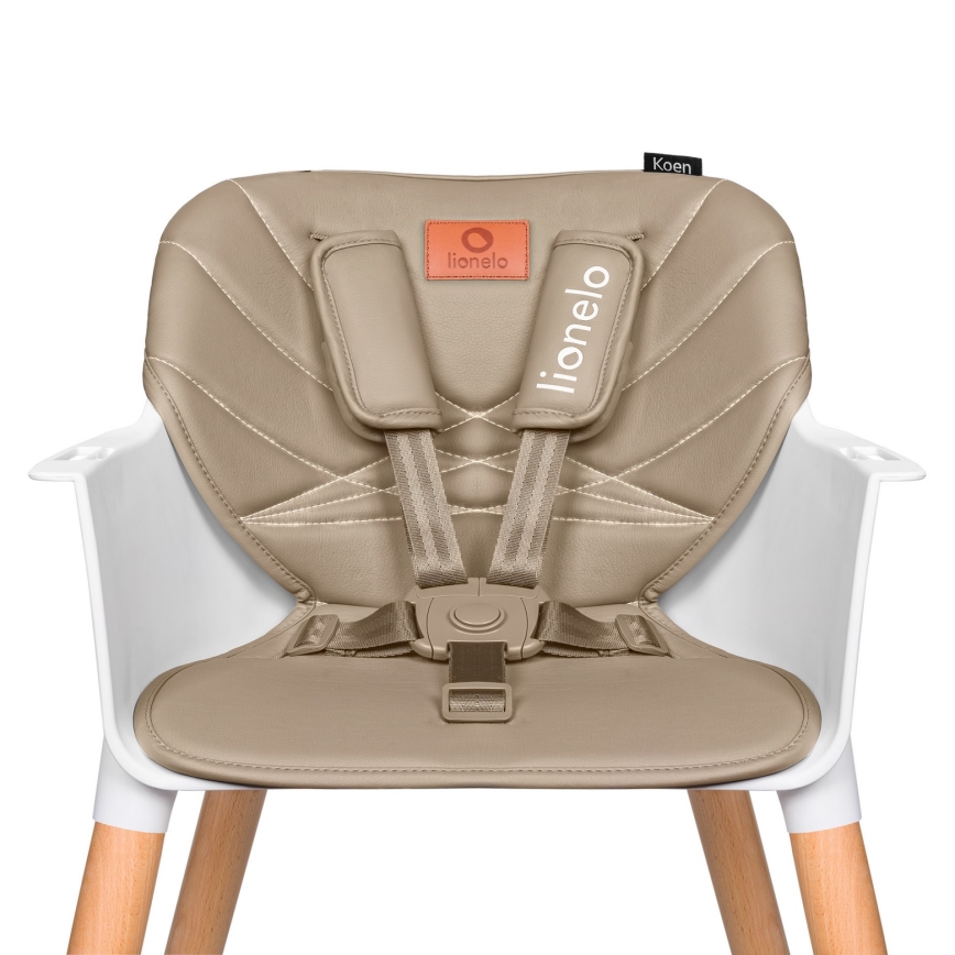 Lionelo - Barnmatstol 2-i-1 KOEN Sandbeige