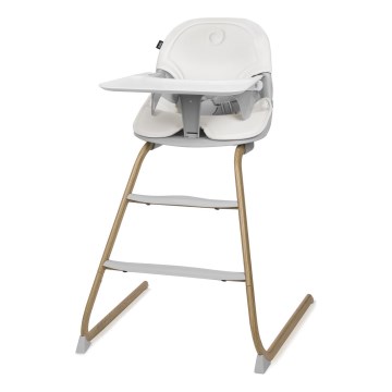 Lionelo - Barnmatstol 4-i-1 DALIA SET Grey Stone Natural