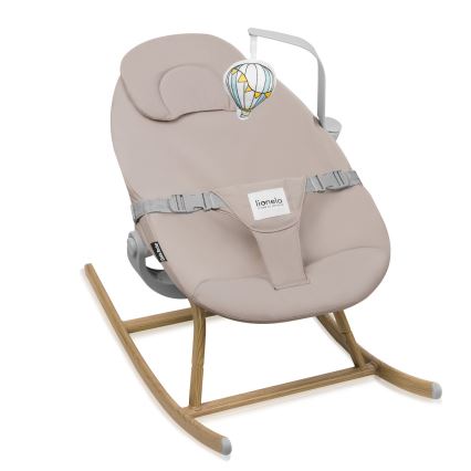 Lionelo - Barnmatstol 4-i-1 DALIA SET Grey Stone Natural