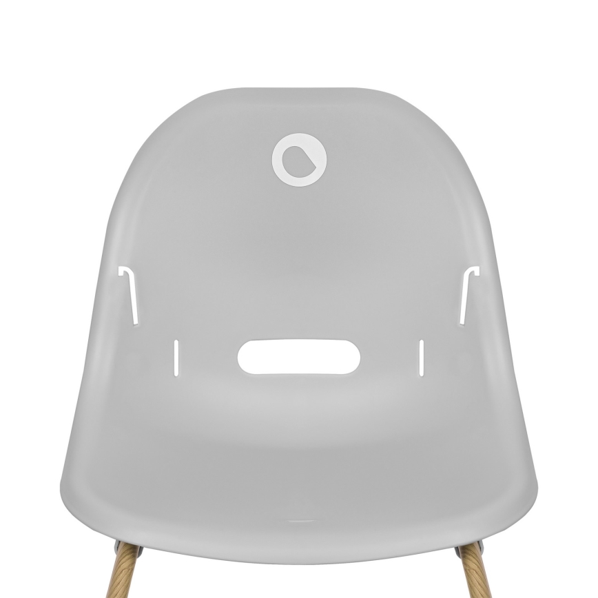 Lionelo - Barnmatstol 4-i-1 DALIA SET Grey Stone Natural