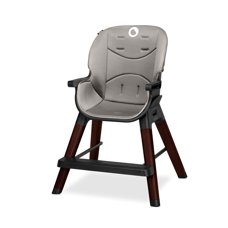 Lionelo - Barnmatstol MONA Svart Onyx
