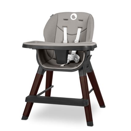 Lionelo - Barnmatstol MONA Svart Onyx