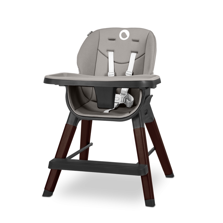 Lionelo - Barnmatstol MONA Svart Onyx