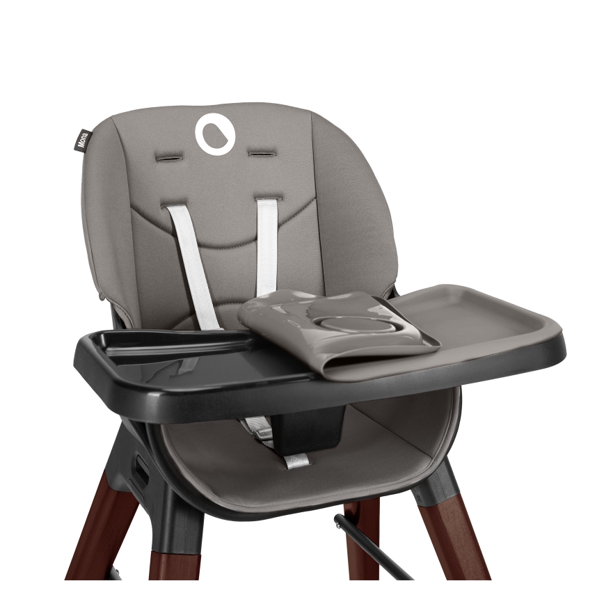 Lionelo - Barnmatstol MONA Svart Onyx