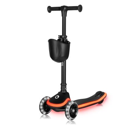 Lionelo - Barnsparkcykel MEY 3xAAA Svart Onyx