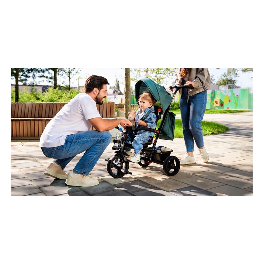 Lionelo - Barntricycle HAARI grön/svart