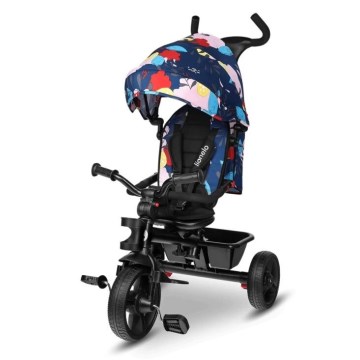 Lionelo - Barntricycle HAARI svart/flerfärgad