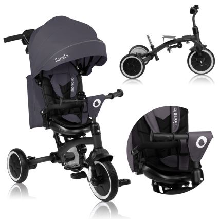 Lionelo - Barntrike TRIS PLUS Grå Sten