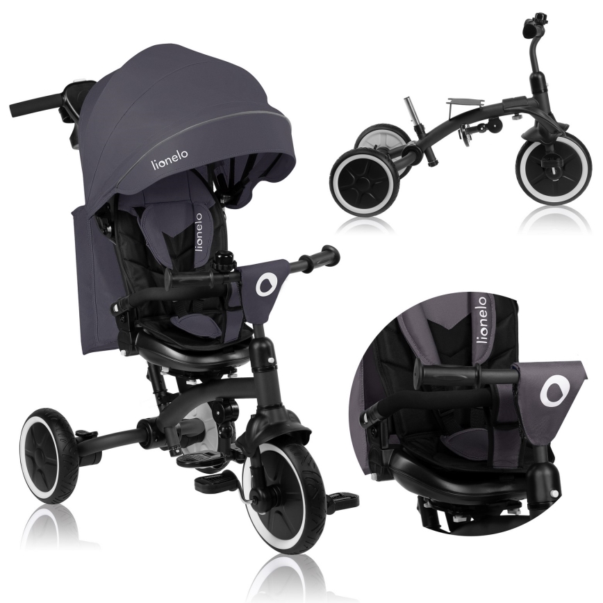 Lionelo - Barntrike TRIS PLUS Grå Sten