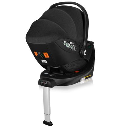 Lionelo - Bas för bilbarnstolar MOXIE SET i-Size, svart