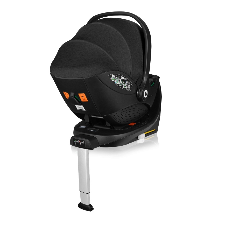 Lionelo - Bas för bilbarnstolar MOXIE SET i-Size, svart
