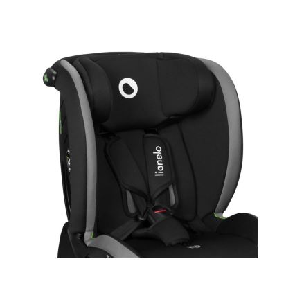 Lionelo - Bilbarnstol AART i-Storlek 40-150 cm svart/grå
