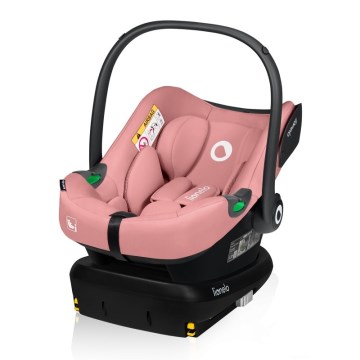 Lionelo - Bilbarnstol ASTRID i-Size 40-87 cm Korallrosa