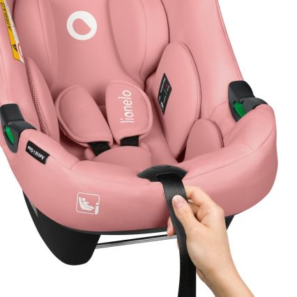 Lionelo - Bilbarnstol ASTRID i-Size 40-87 cm Korallrosa