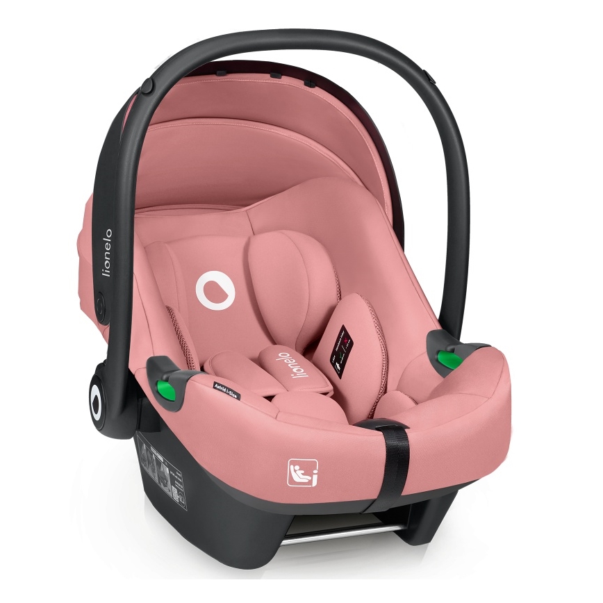 Lionelo - Bilbarnstol ASTRID i-Size 40-87 cm Korallrosa