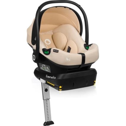 Lionelo - Bilbarnstol ASTRID i-Storlek 40-87 cm beige