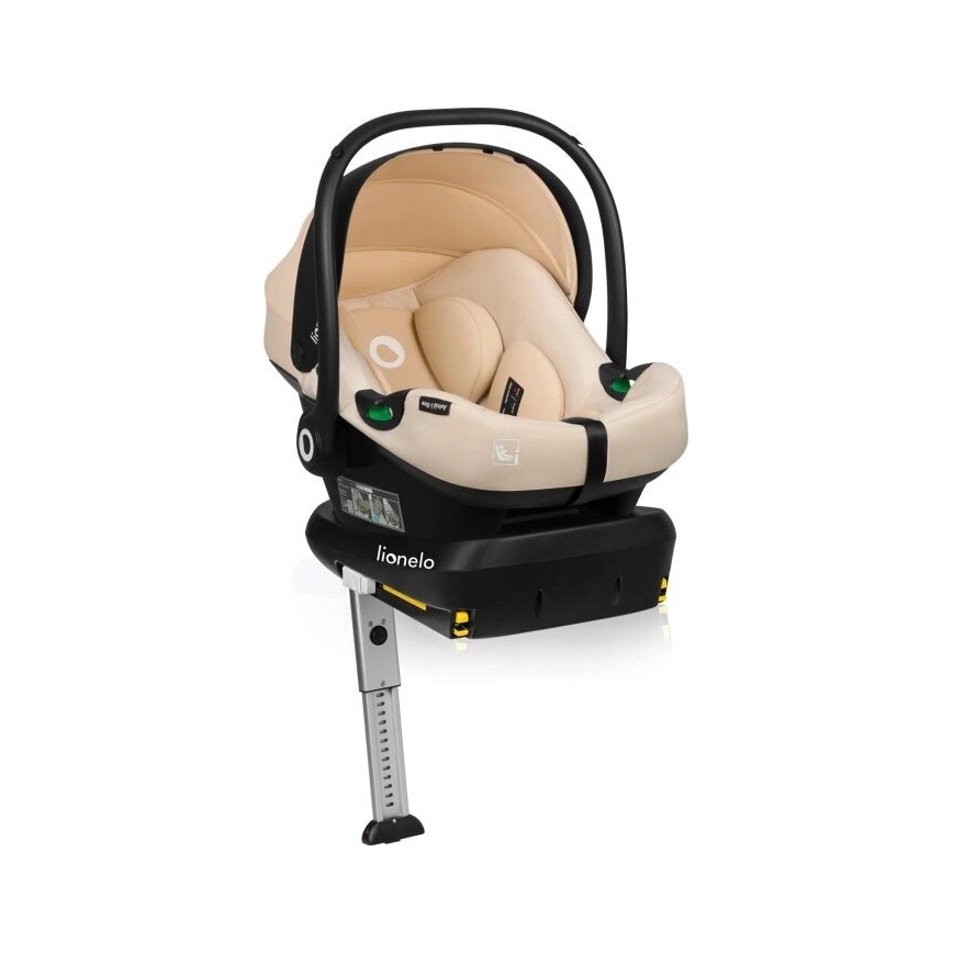 Lionelo - Bilbarnstol ASTRID i-Storlek 40-87 cm beige