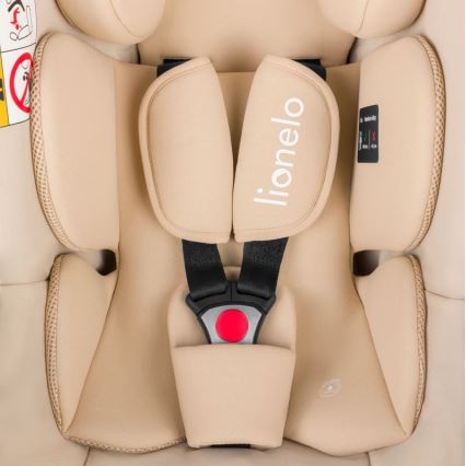 Lionelo - Bilbarnstol ASTRID i-Storlek 40-87 cm beige