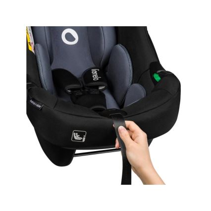 Lionelo - Bilbarnstol ASTRID i-Storlek 40-87 cm svart