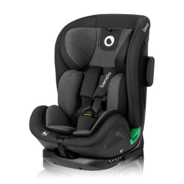 Lionelo - Bilbarnstol HARPER i-Size med roterbar bas 76-150 cm Black Carbon