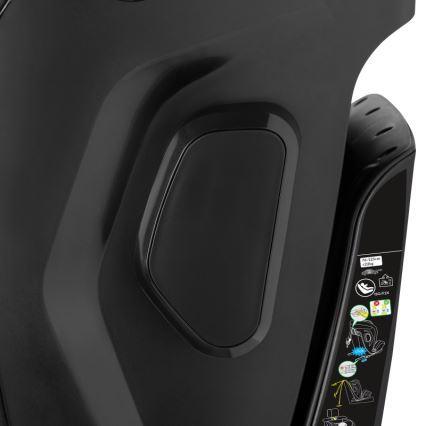 Lionelo - Bilbarnstol HARPER i-Size med roterbar bas 76-150 cm Black Carbon
