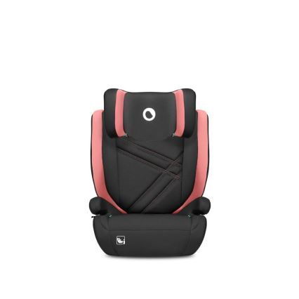 Lionelo - Bilbarnstol HUGO i-Storlek 100-150 cm svart/rosa