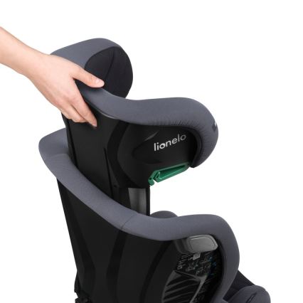 Lionelo - Bilbarnstol IGO i-Size 100-150 cm Grå Grafit