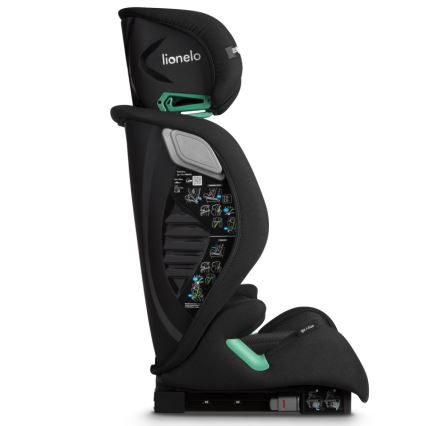 Lionelo - Bilbarnstol IGO i-Size 100-150 cm Svart Carbon