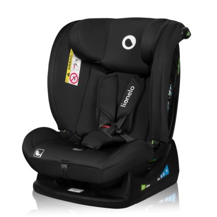 Lionelo - Bilbarnstol IZZY i-Size 40-150 cm Svart Carbon