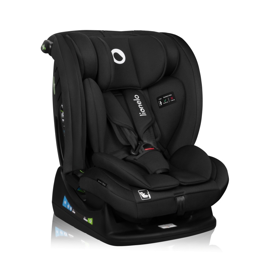 Lionelo - Bilbarnstol IZZY i-Size 40-150 cm Svart Carbon