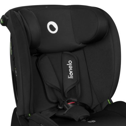 Lionelo - Bilbarnstol IZZY i-Size 40-150 cm Svart Carbon
