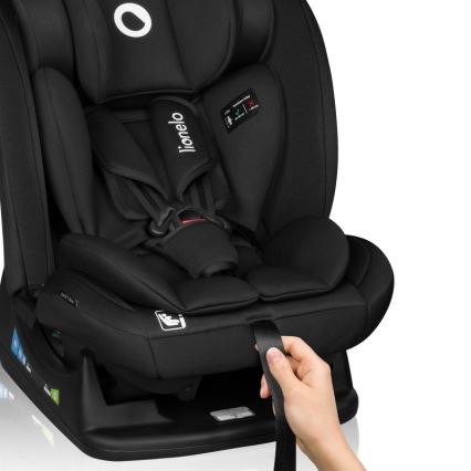 Lionelo - Bilbarnstol IZZY i-Size 40-150 cm Svart Carbon