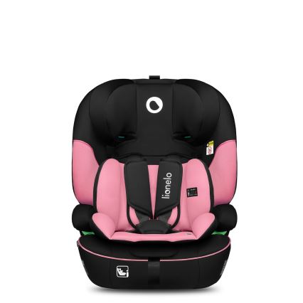 Lionelo - Bilbarnstol LEVI i-Size 76-150 cm Rosa Baby