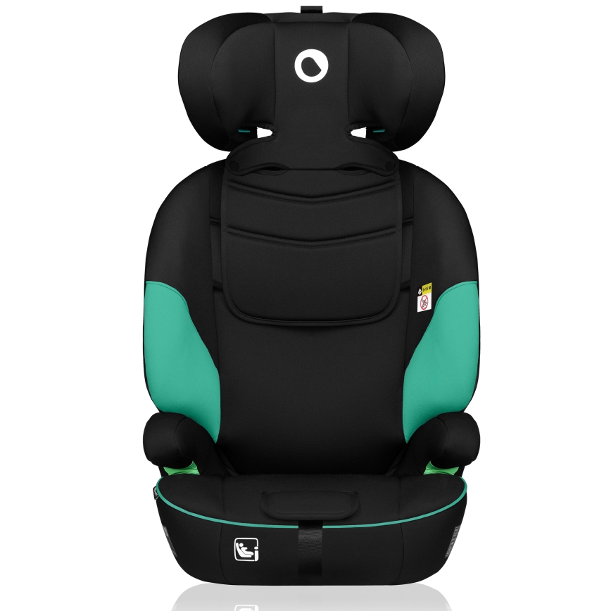 Lionelo - Bilbarnstol LEVI i-Size 76-150 cm Smaragdgrön