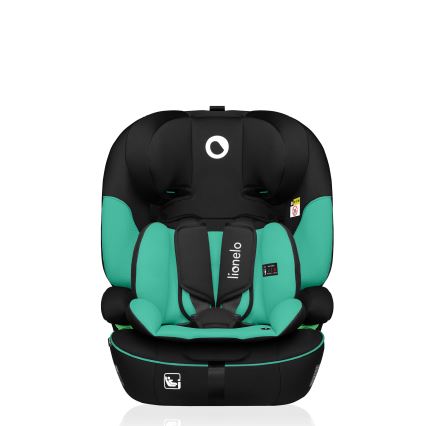 Lionelo - Bilbarnstol LEVI i-Size 76-150 cm Smaragdgrön