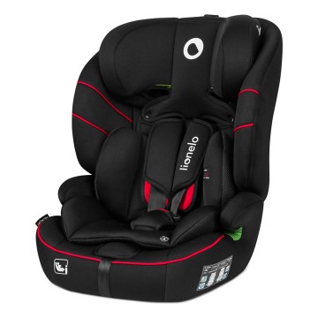 Lionelo - Bilbarnstol LEVI i-Size 76-150 cm Sportig svart