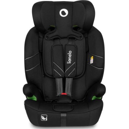 Lionelo - Bilbarnstol LEVI ONE i-Storlek 76-150 cm svart