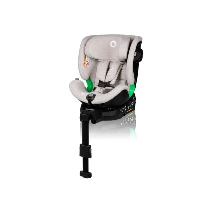 Lionelo - Bilbarnstol med bas swivel HARMONY i-Storlek 40-150 cm beige