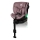 Lionelo - Bilbarnstol med bas swivel HARMONY i-Storlek 40-150 cm rosa