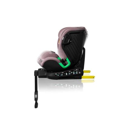 Lionelo - Bilbarnstol med bas swivel HARMONY i-Storlek 40-150 cm rosa