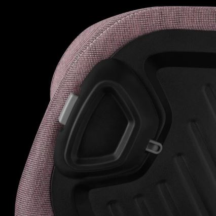 Lionelo - Bilbarnstol med bas swivel HARMONY i-Storlek 40-150 cm rosa
