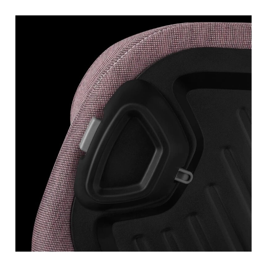 Lionelo - Bilbarnstol med bas swivel HARMONY i-Storlek 40-150 cm rosa