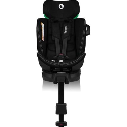 Lionelo - Bilbarnstol med bas swivel HARMONY i-Storlek 40-150 cm svart