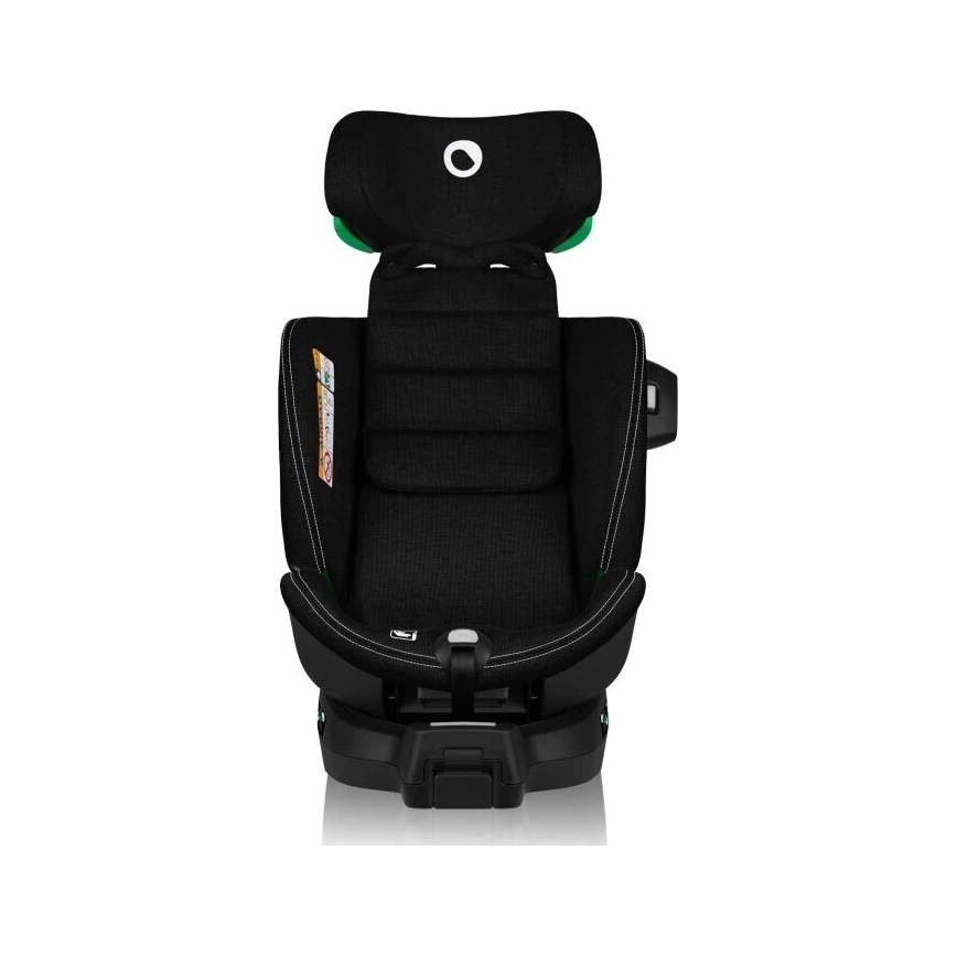 Lionelo - Bilbarnstol med bas swivel HARMONY i-Storlek 40-150 cm svart