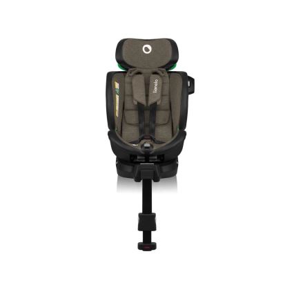 Lionelo - Bilbarnstol med bas swivel HARMONY i-Storlek 40-150 cm svart/oliv
