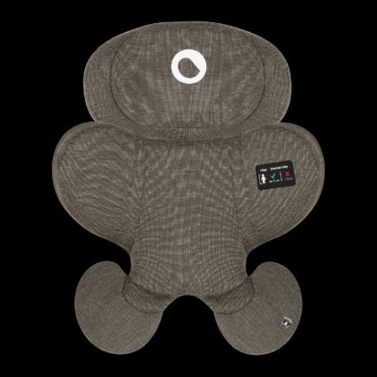 Lionelo - Bilbarnstol med bas swivel HARMONY i-Storlek 40-150 cm svart/oliv